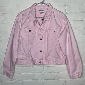 Lee Pink Denim Jacket L